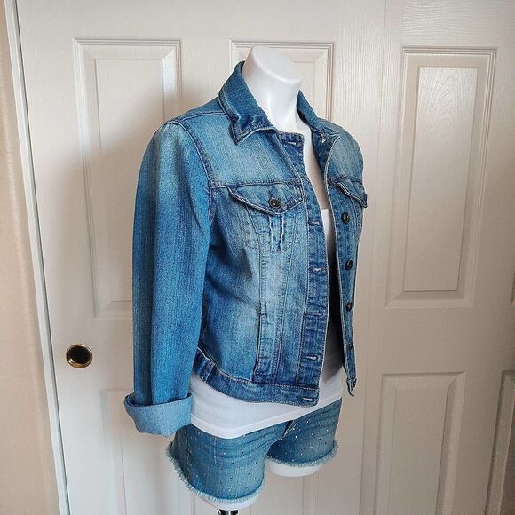 Paris Blues denim jacket sz M - Picture 2 of 8